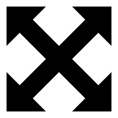 
Enlarge arrows icon design 
