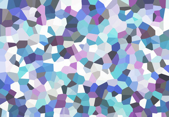pattern, background, texture, abstraction, spots, stained glass, broken glass, shards, pixels, Turkish style, mosaic, geometry, chaotic, color, purple, blue, white, light, gradient, confetti, light, 