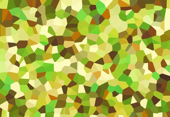 pattern, background, texture, abstraction, spots, stained glass, broken glass, shards, pixels, Turkish style, mosaic, geometry, chaotic, color, yellow, green, brown, gradient, confetti, dark, holiday,