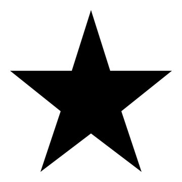 
Star glyph icon vector
