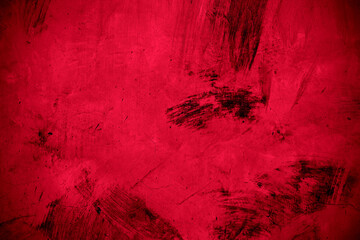 Old wall texture cement black red  background abstract dark color design are light with white gradient background.