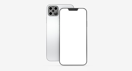 a digital smartphone device mobile phone 3d isolated