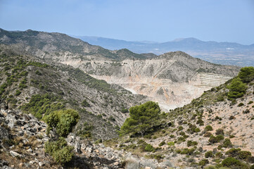 Quarry inside the mountains from Benalmádena, Málaga