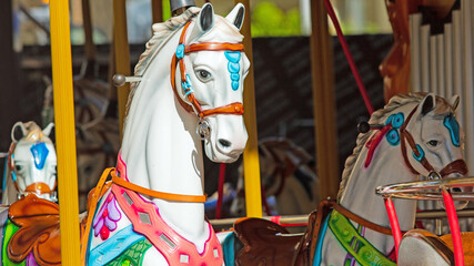 Manège ancien à chevaux.