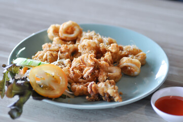 calamari or fried squid