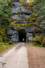 Old Stone Tunnel On Moon Pass, Wallace, Idaho