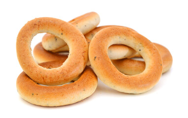 Bagels isolated on a white background