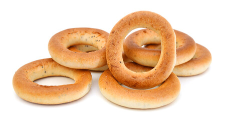 Bagels isolated on a white background