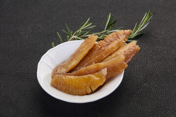 Pickled herring caviar