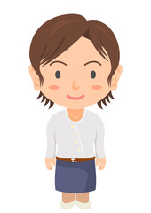 おしゃれな大人の女性