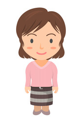 おしゃれな大人の女性