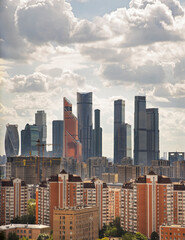 View of Moscow City. Russia