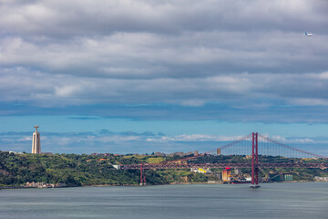 Obraz premium Stadtpanorama Lissabon