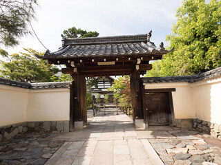 Templo Tenryuji, en el barrio de Arashiyama, en Kioto, Japón