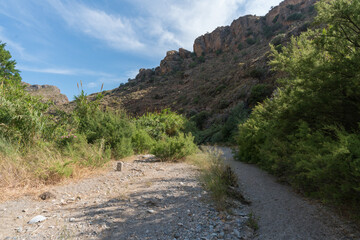 Mountainous landscape in southern Spain