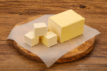 Dairy natural yellow butter piece