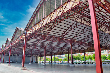 Structure of Tinglado 2 in the port of Valencia © David Andres