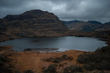 Obraz premium Laguna Toreadora El Cajas, Ecuador.