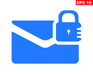 Message lock icon