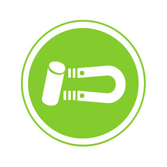 Recycling steel symbol icon 