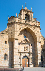Fototapeta na wymiar Church in Bilbao (in Spanish Iglesia de la Encarnación de Atxuri) Northern Spain Province of Biscay