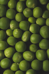 Pea macro close up