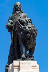 Denkmal für Marquis De Pombal In Lissabon Portugal	
