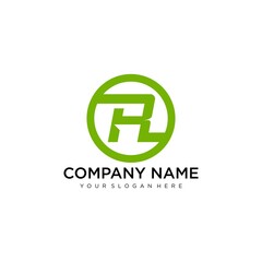 Vector graphic R letter symbol for your company