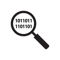 binary code search icon