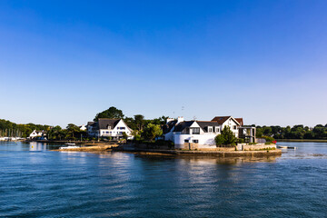 Conleau beach, Vannes - Gulf of Morbihan, Brittany, France