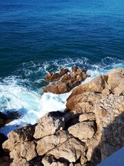 rocks in the sea