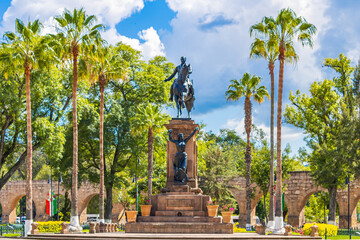 Statue of Gral. José María Morelos y Pavón in Morelia