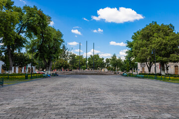 Statue of Gral. José María Morelos y Pavón in Morelia