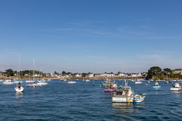 Fototapeta na wymiar Port Navalo - Gulf of Morbihan, Brittany, France