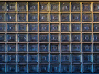 Glass squares wall