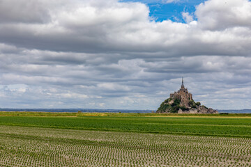 Mont-Saint-Michel,  Saint Michael's Mount, Normandy, France
