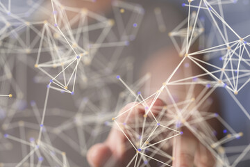 organization network team concept networking.