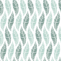 Seamless pattern of leaves 6