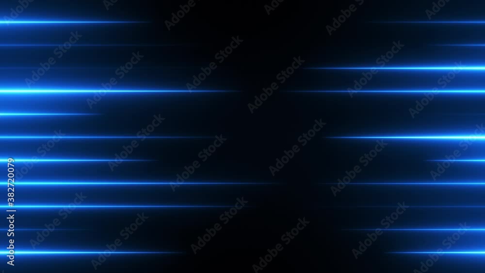 Poster technology abstract background with bright neon lights. futuristic striped texture for innovation co