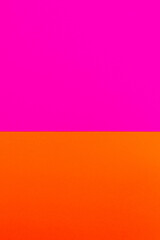 Pink and orange paper background. Color match. Festive and tropical juicy colorful backdrop