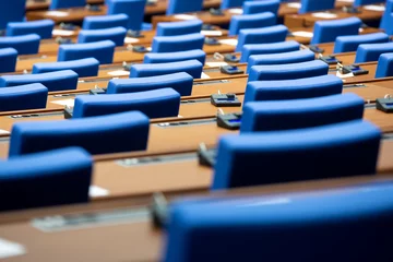 Foto op Plexiglas Inside of an empty parliament © Belish