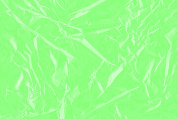 Colorful shiny wrap abstract background. Crumpled plastic texture.
