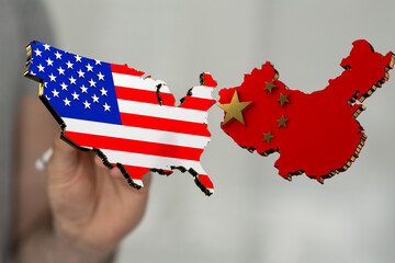usa and china trade partner maps