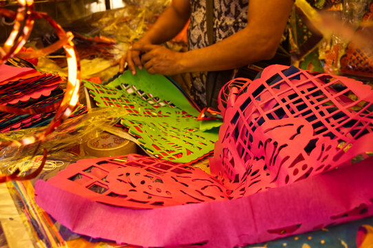 M&eacute;xico :Sale of products for Day of the Dead &copy; Camacho