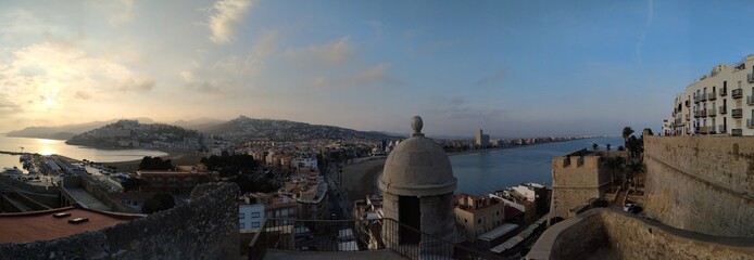 A beautiful panorama of pe&ntilde;iscola