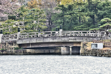 姫路城の桜門橋