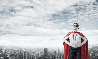 Fototapeta premium Confident super hero