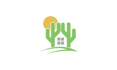 Fototapeta premium cactus house