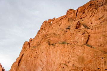 red rock formations