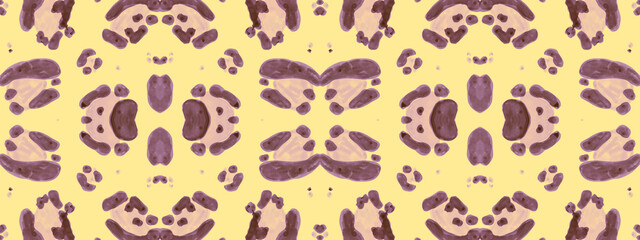 Seamless Leopard Background. Brown Fashion 